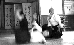  O'Sensei en Tamura Sensei (uke)